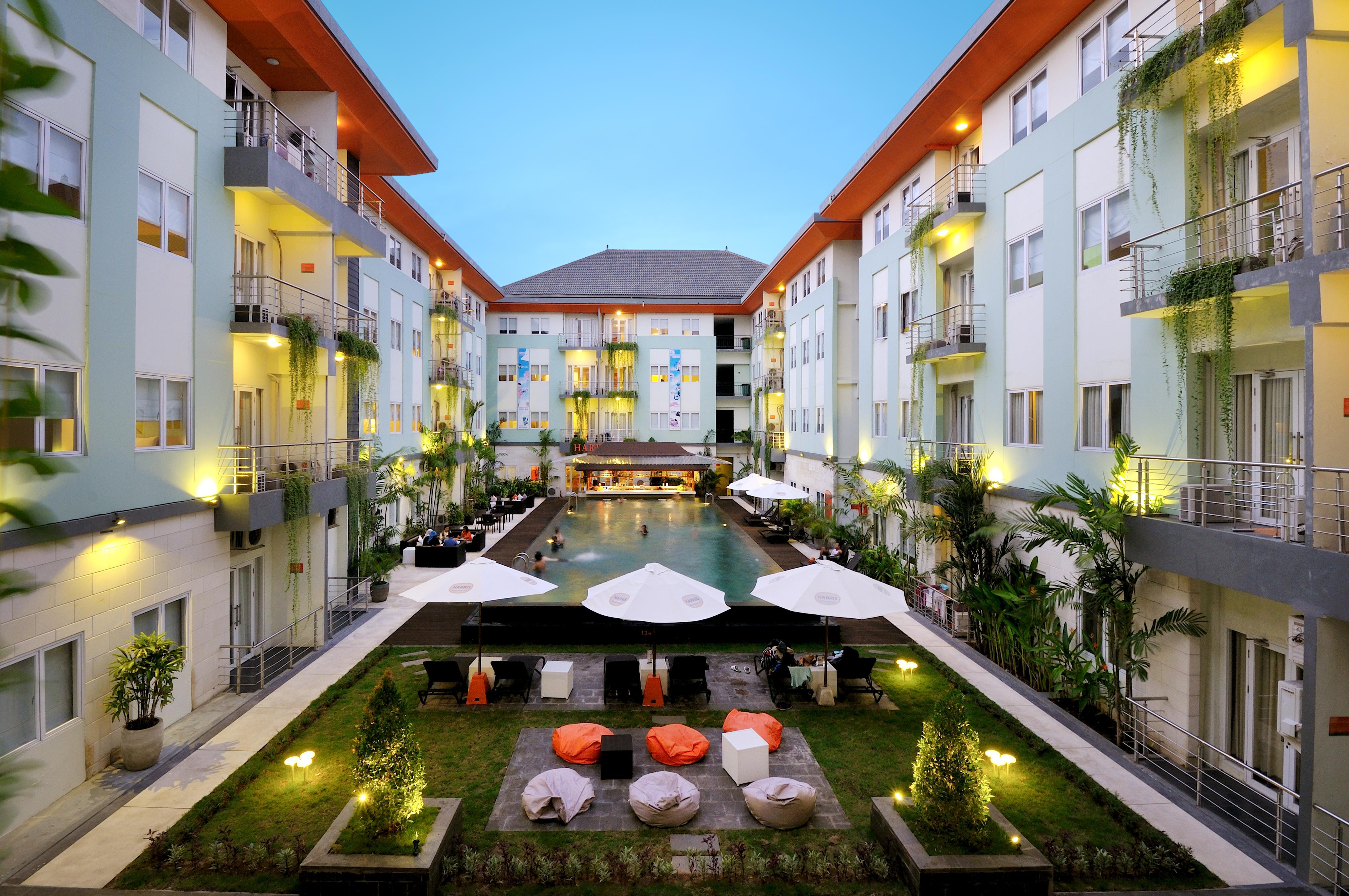Harris Hotel & Residences Riverview Kuta, Bali Kuta  Exterior photo