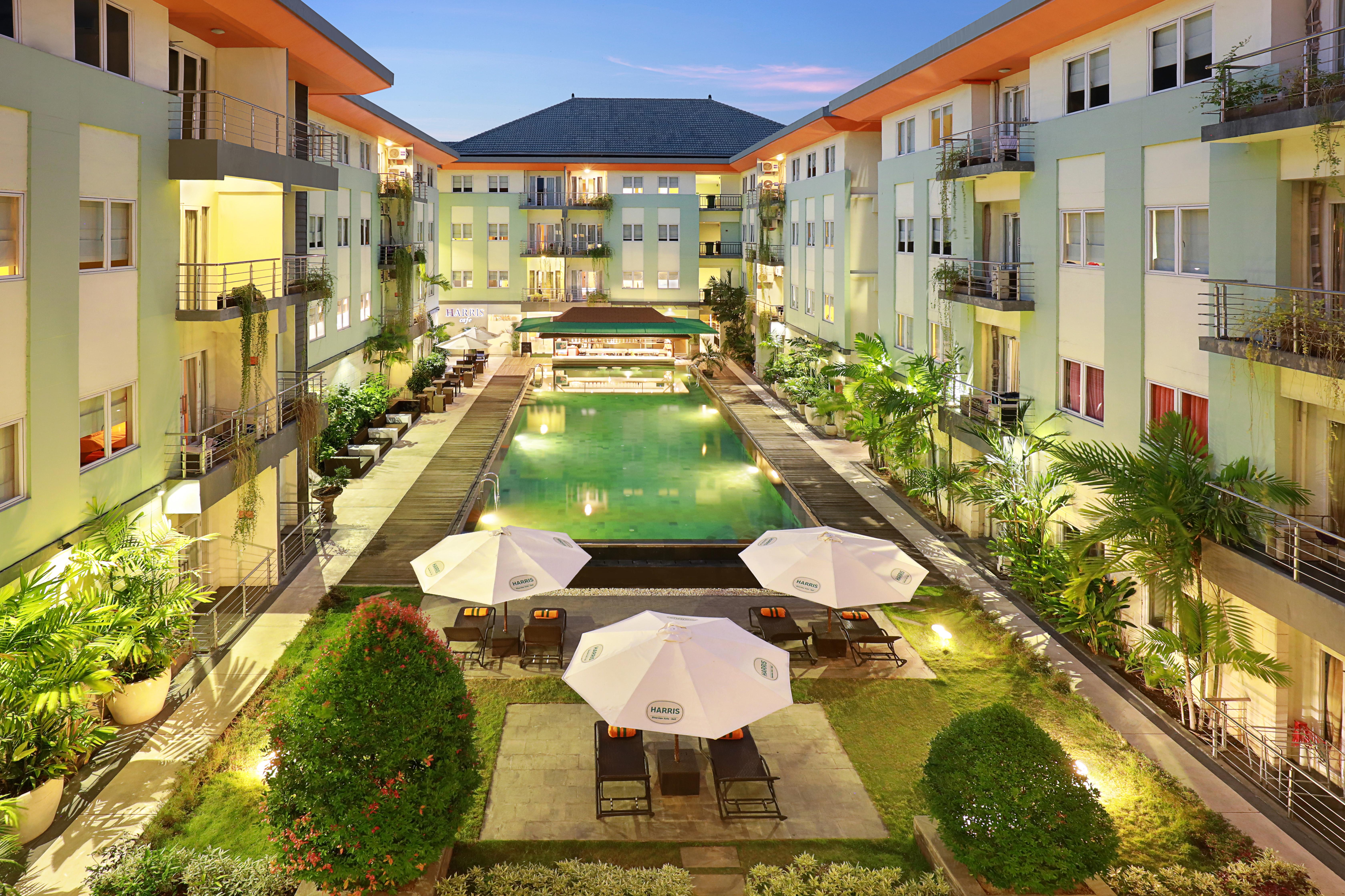 Harris Hotel & Residences Riverview Kuta, Bali Kuta  Exterior photo
